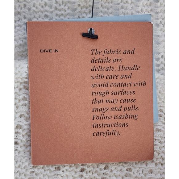 Shade & Shore Knit Maxi Dress Large Cream Cover Up Tank Dress Semi Sheet Lounge - Picture 12 of 13